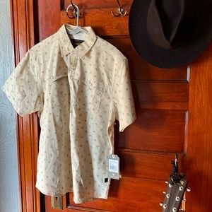 Howler Brother Open Country Tech shirt Guadalupe Floral Small